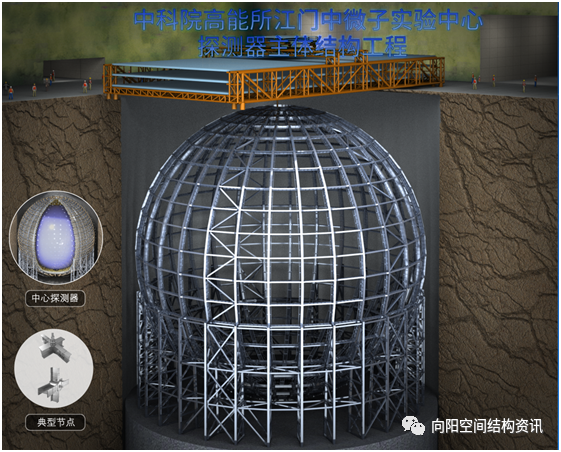 国内最大的不锈钢球形网壳结构工程