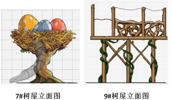 【案例分析】佛山某游乐场钢结构树屋设计