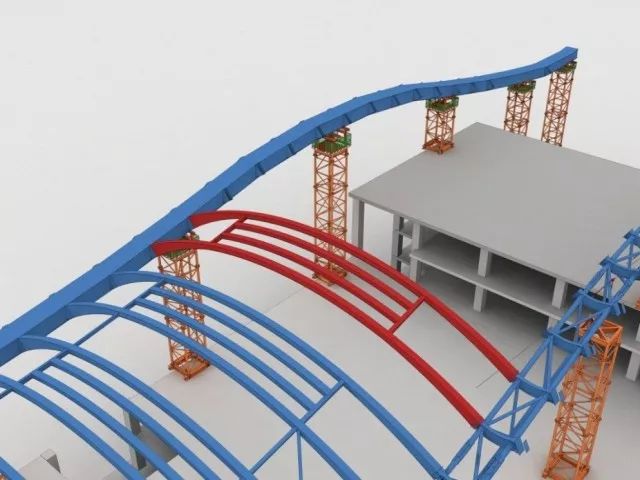 【钢构知识】机场大跨度单层拱形结构安装施工工艺