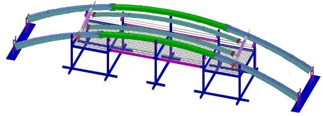 【钢构知识】机场大跨度单层拱形结构安装施工工艺