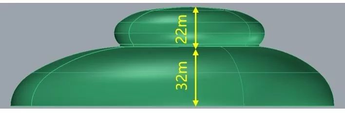 【案例赏析】巨型钢桁架组合弦支网壳结构打造山水妙思