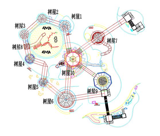 【案例分析】佛山某游乐场钢结构树屋设计