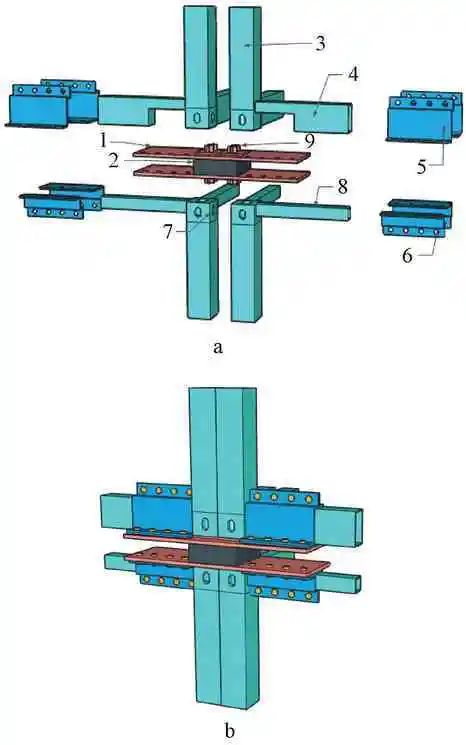 集装箱装配建筑减震结构及连接节点抗震性能分析研究