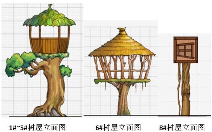 【案例分析】佛山某游乐场钢结构树屋设计