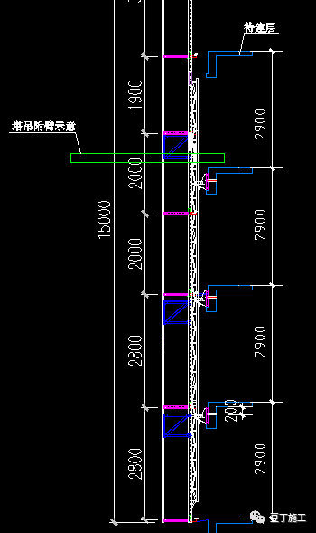 全钢智能型爬架组装演示视频及施工案例分析，看完你就全懂了！