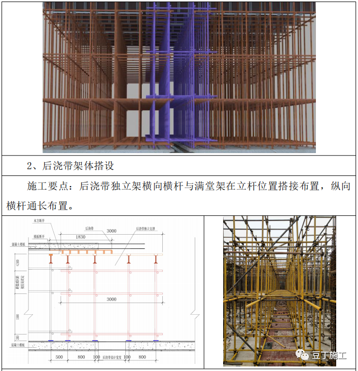 后浇带规范化施工工艺手册，施工要点记好了！