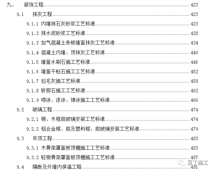 建筑工程施工工艺标准大全，10大项668页，一次拥有！