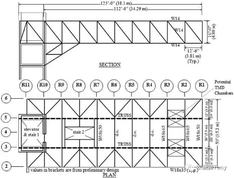 34米悬臂办公楼，最长的悬臂办公楼结构