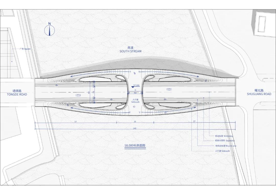 140米跨度+几何拓扑曲面一体化成型，浙江安吉孝丰镇中标新晋网红立体景观桥！